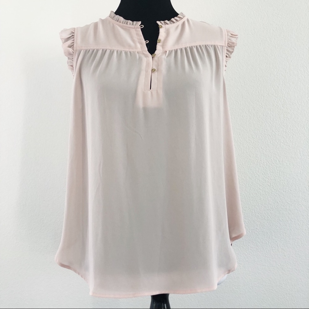 Pink LOFT Sleeveless Blouse